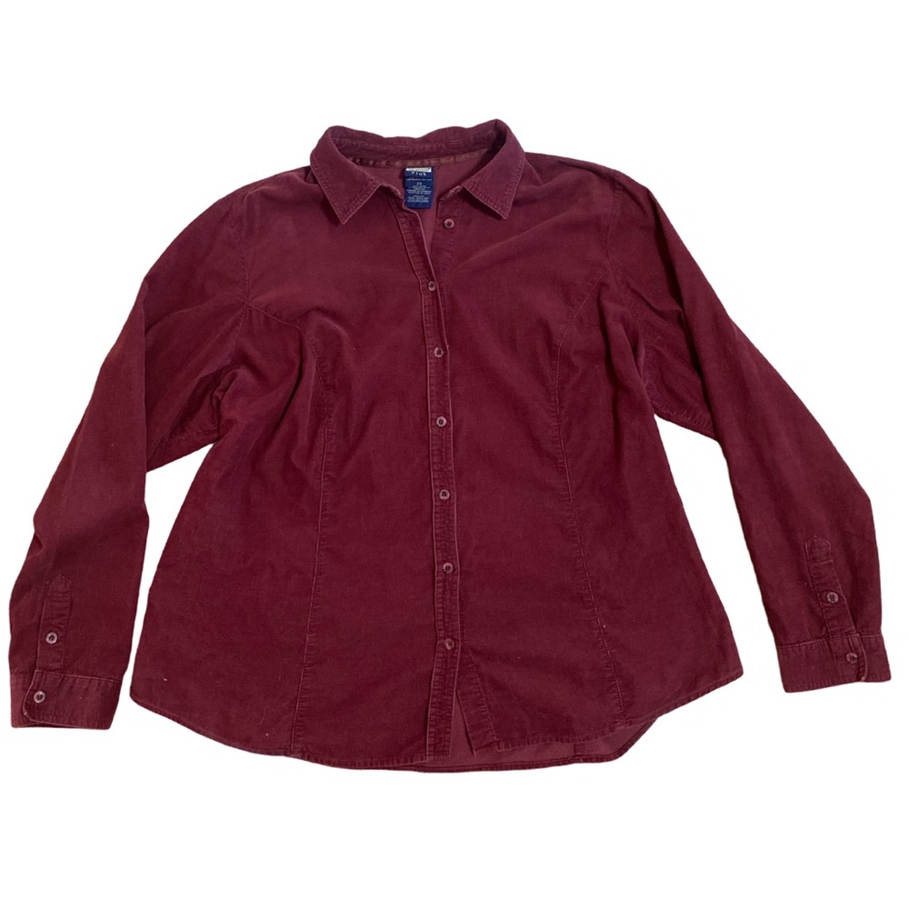 Vintage BUM Red Corduroy Button Down